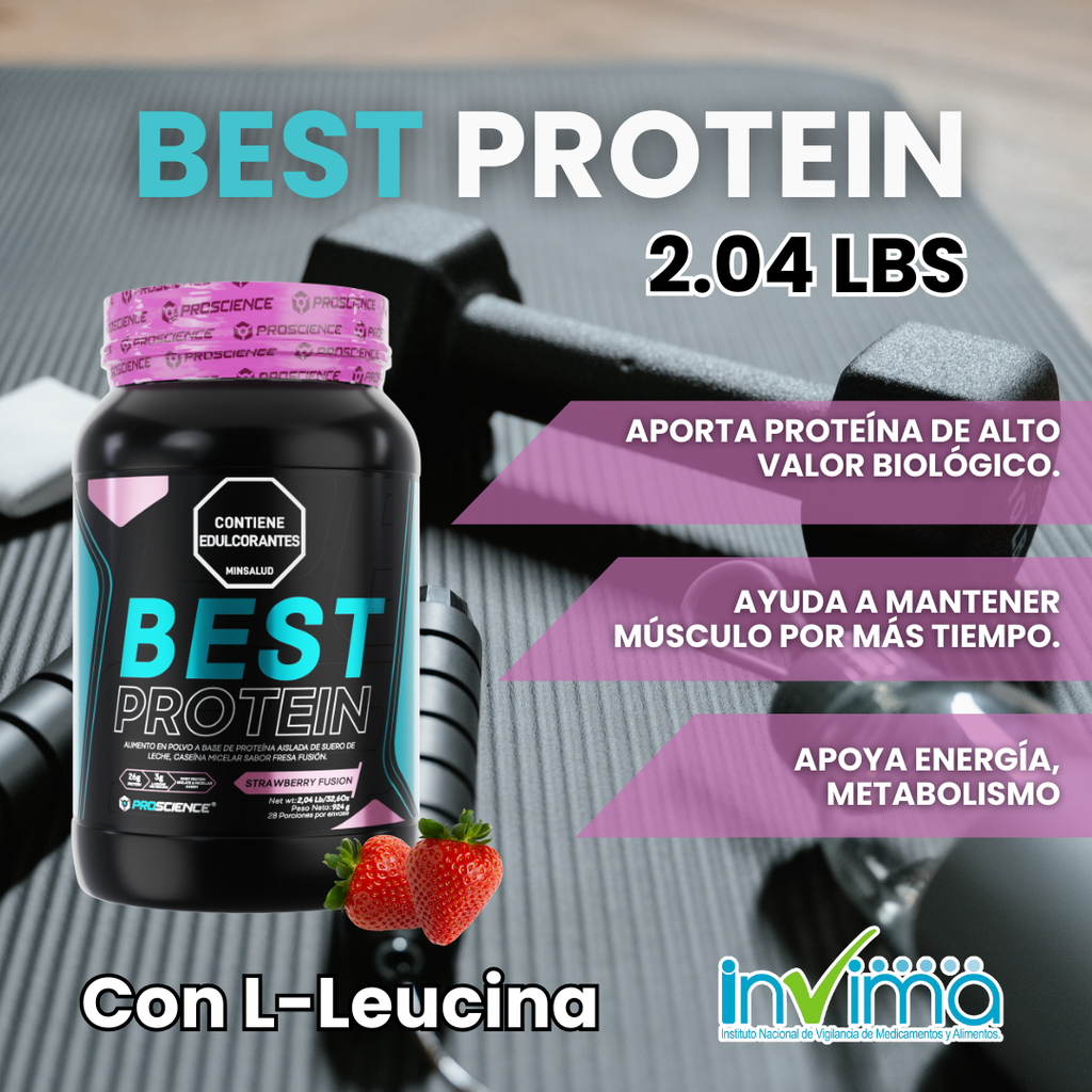 Proteina Best Protein 2.04lb - Fresa