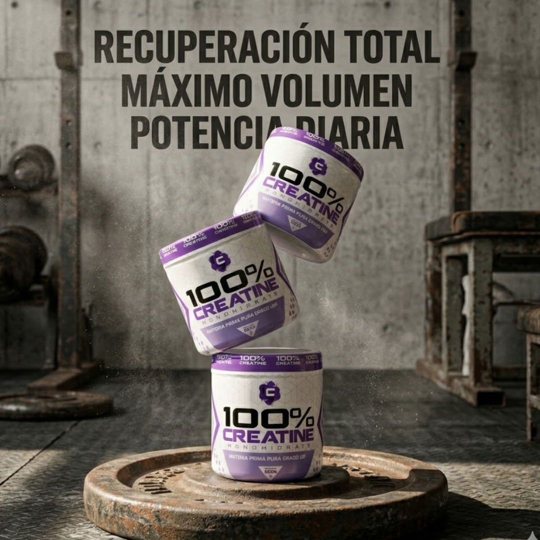 100% Creatina Monohidratada sin sabor + Obsequio