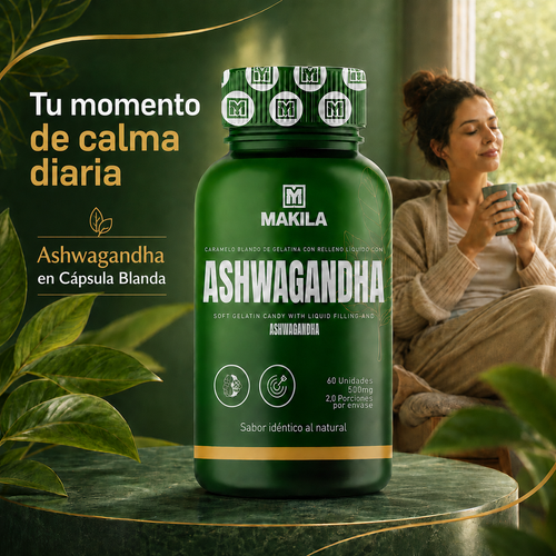Ashwagandha en cápsulas x60 unidades + obsequio