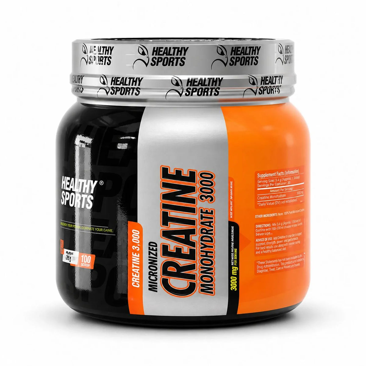 Creatina Monohidratada Micronizada Healthy Sports de 300g